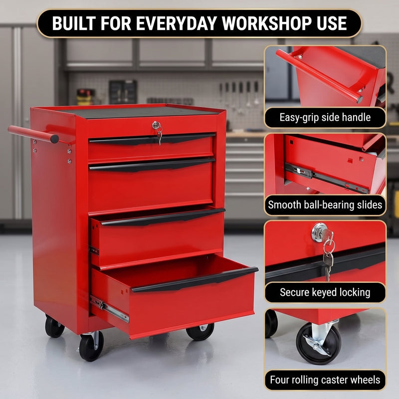 Portable Metal Tool Box Organizer – Compact & Large Options - 8