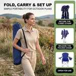 CAMPING CHAIRS – 2-PACK FOLDING CHAIRS WITH COOLER BAG - 8