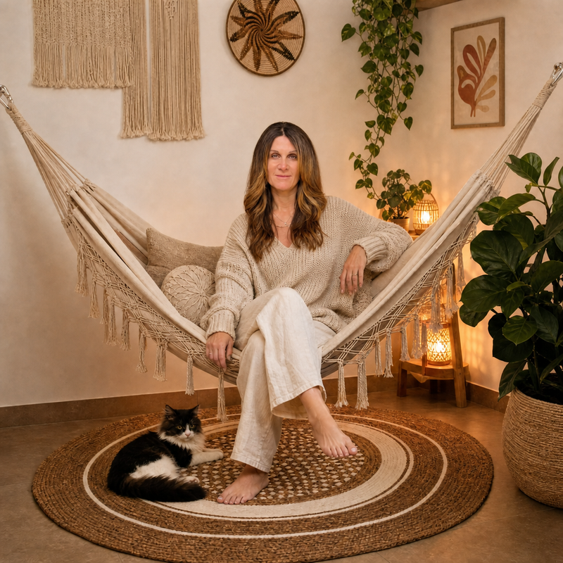 Boho Macrame Double Hammock Swing with Tassels – 2 Person Hanging Chair for Indoor & Outdoor Relaxation - 8