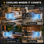 3-in-1 Evaporative Air Cooler Tower Fan with Remote Control - 8