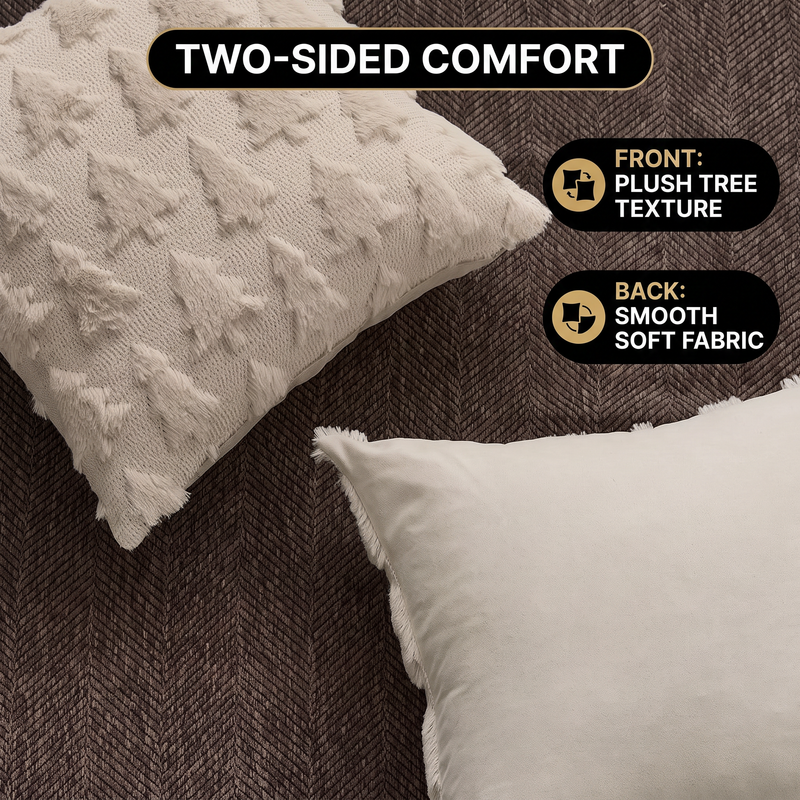 Christmas Pillow Covers 18x18 – Decorative Set of 2 - 8
