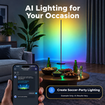 FLOOR LAMP – SMART RGBIC CORNER LAMP WITH MUSIC SYNC - 8