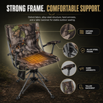 Portable Adjustable Hunting Chair with Swivel & Heated - 8