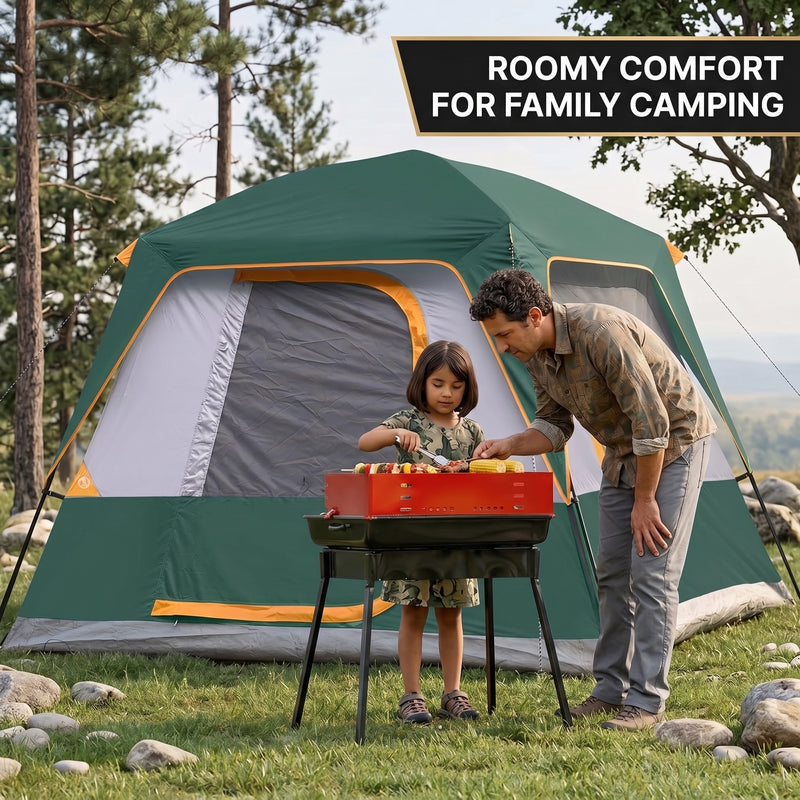 2-4 Person Dome And Cabin Camping Tents - 8
