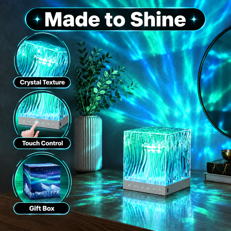 SUNSET LAMP & NORTHERN LIGHTS PROJECTORS WITH REMOTE - 8