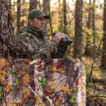 Hunting Tree Stand Blinds Cover 142" x 35" Extra Large Camouflage Universal Tree Stand Blinds Realistic Forest Camo Treestand Cover with Zipper for Deer Elk Hunting, Frames Not Included - 8