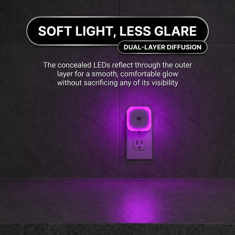 PLUG-IN NIGHT LIGHT – MOTION SENSOR, DUSK-TO-DAWN & DIMMING - 8
