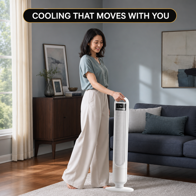 Tower Fan With Remote – 90° Oscillation, 36″ & 42″ - 8