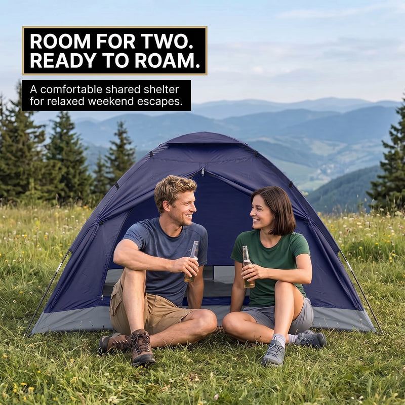 2-4 PERSON LIGHTWEIGHT BACKPACKING DOME CAMPING TENTS - 8