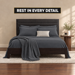 Bamboo Cooling Sheets – 300TC Viscose Sateen Sheet Set - 8