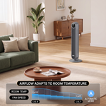 Tower Fan With Remote – 90° Oscillation, 36″ & 42″ - 8
