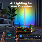 FLOOR LAMP – SMART RGBIC CORNER LAMP WITH MUSIC SYNC - 8