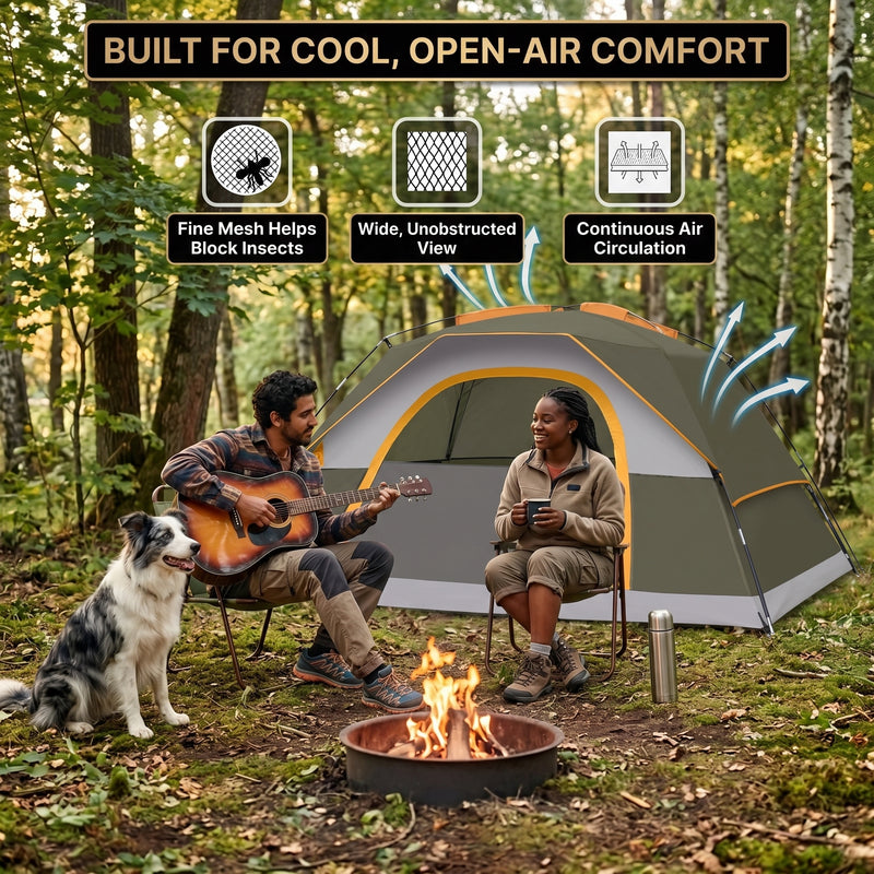 2-4 Person Dome And Cabin Camping Tents - 8