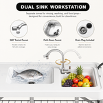 Folding Fish Cleaning Table with Sink & Sprayer Options - 8