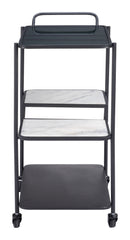 Constanza Bar Cart Black