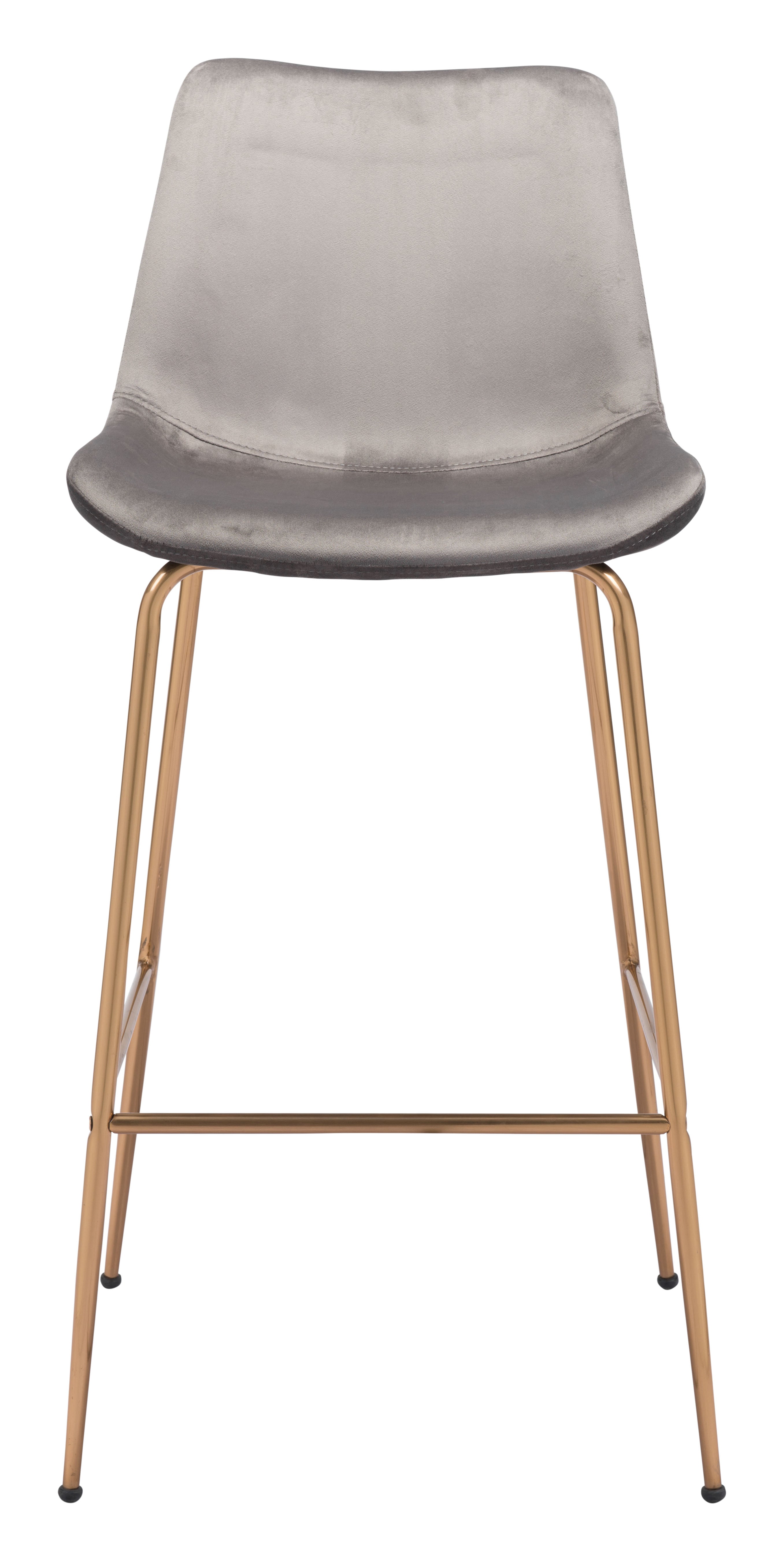 Tony Barstool Gray & Gold