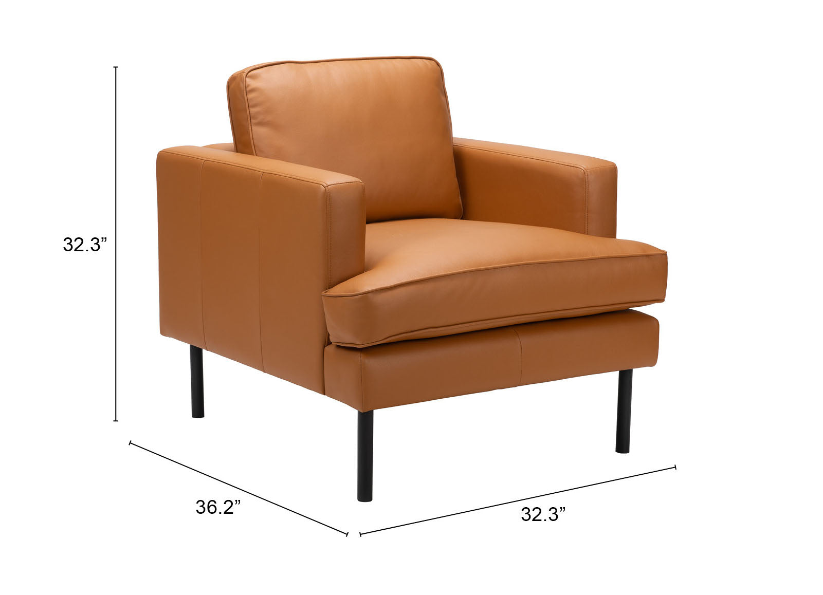 Decade Armchair Brown