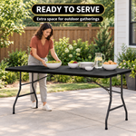 8 ft Heavy Duty Folding Table - 8f
