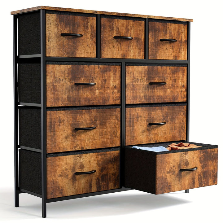 9-Drawer Fabric Storage Tower