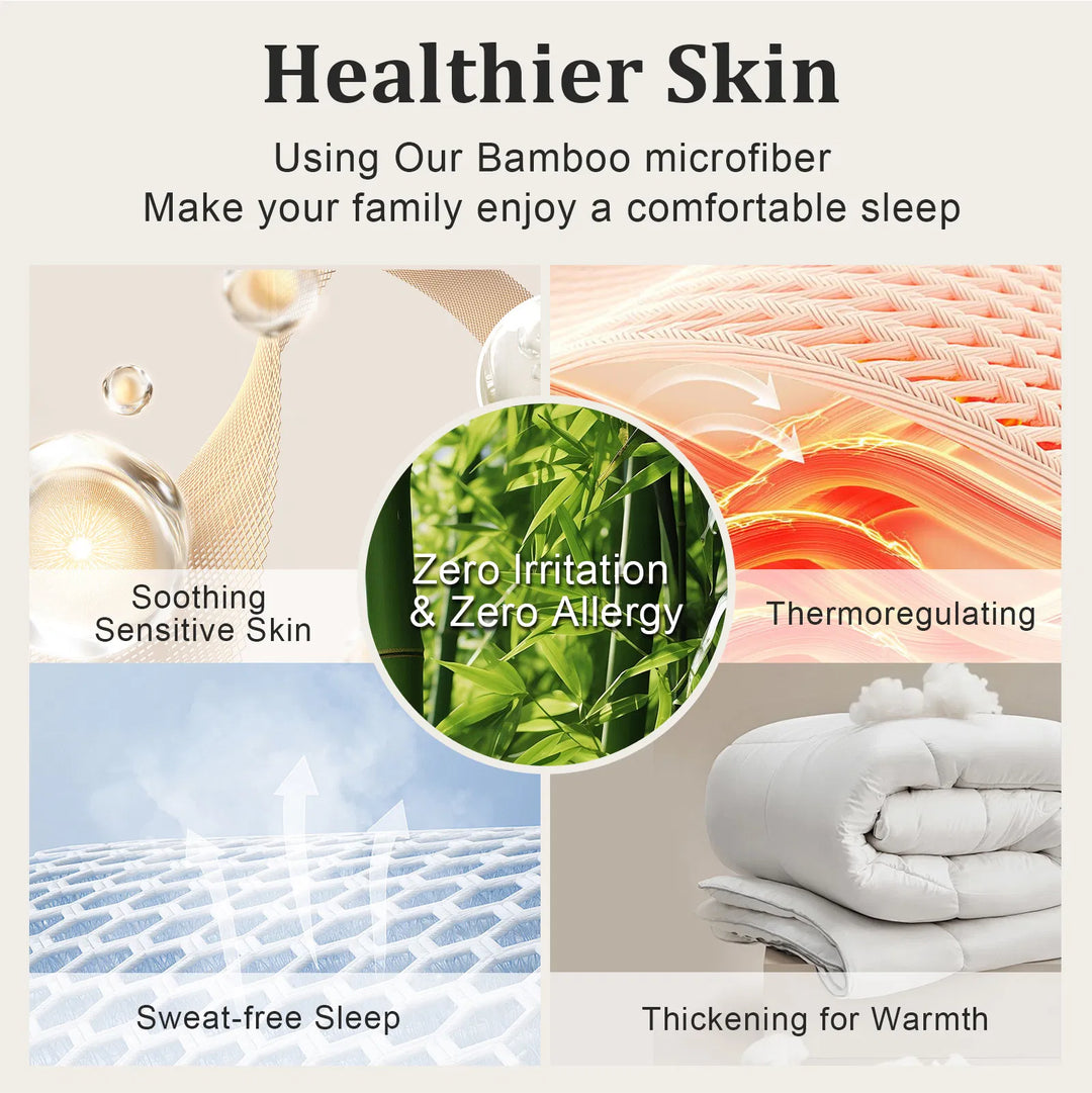 AeroSoft 9-Piece Microfiber Bedding & Curtain Set – All-Season Comfort