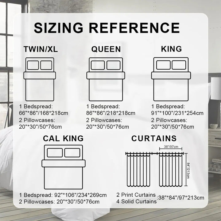 SereniSoft 9-Piece All-Season Microfiber Bedding & Curtain Collection