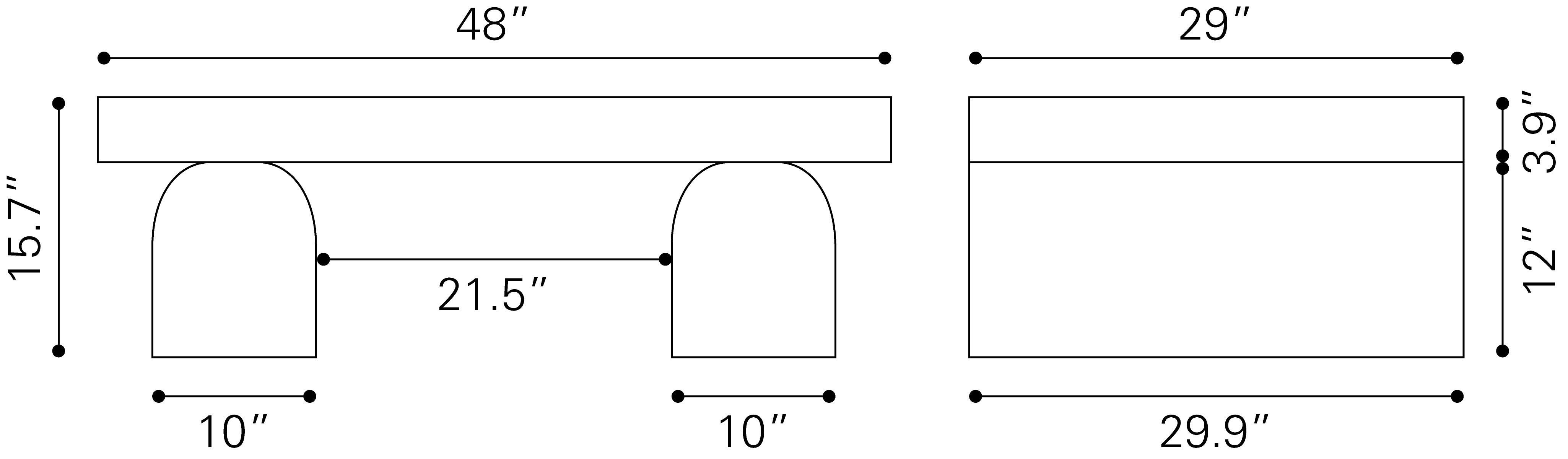 Kiel Coffee Table Natural