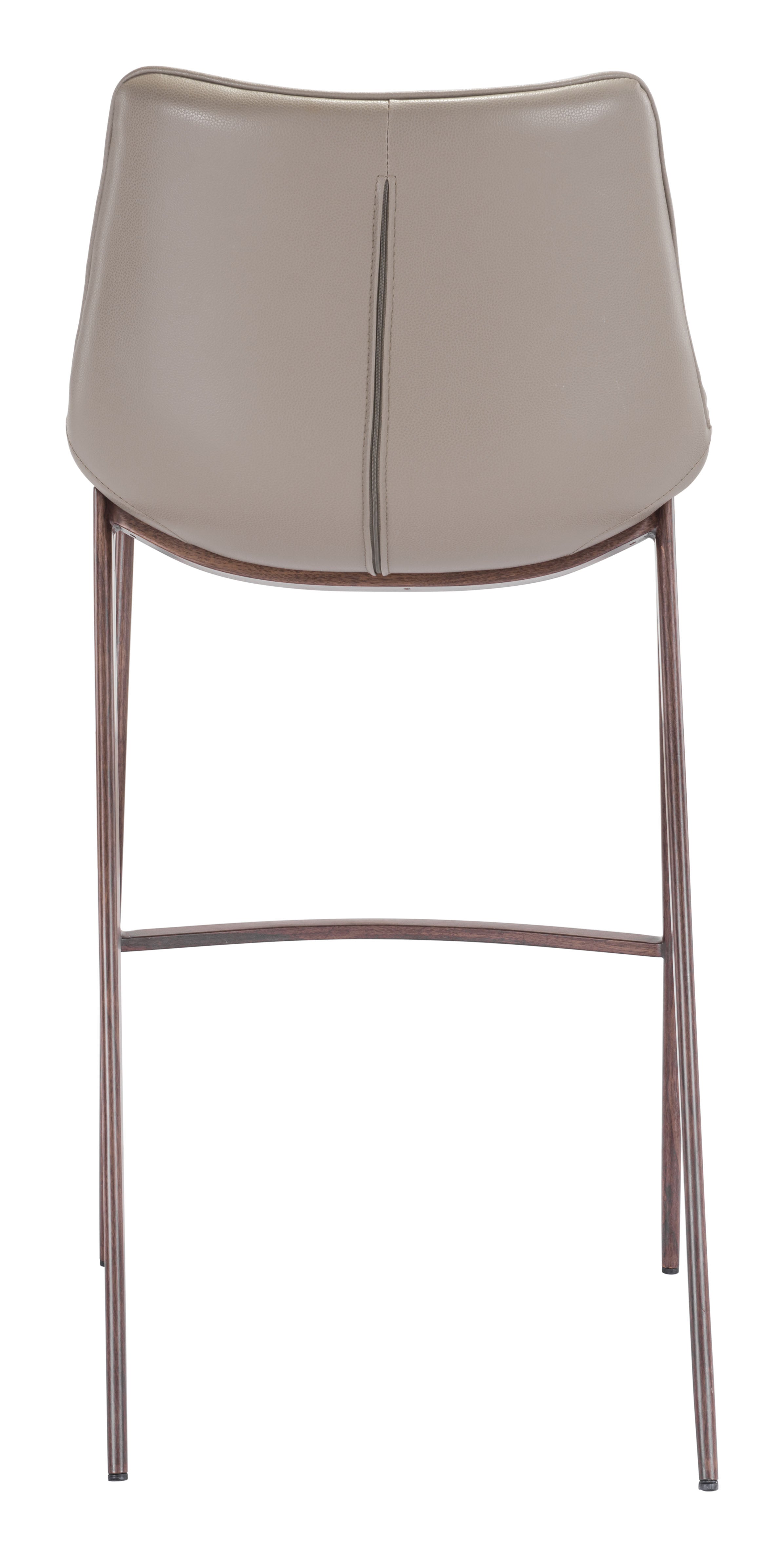 Magnus Barstool Brown & Walnut