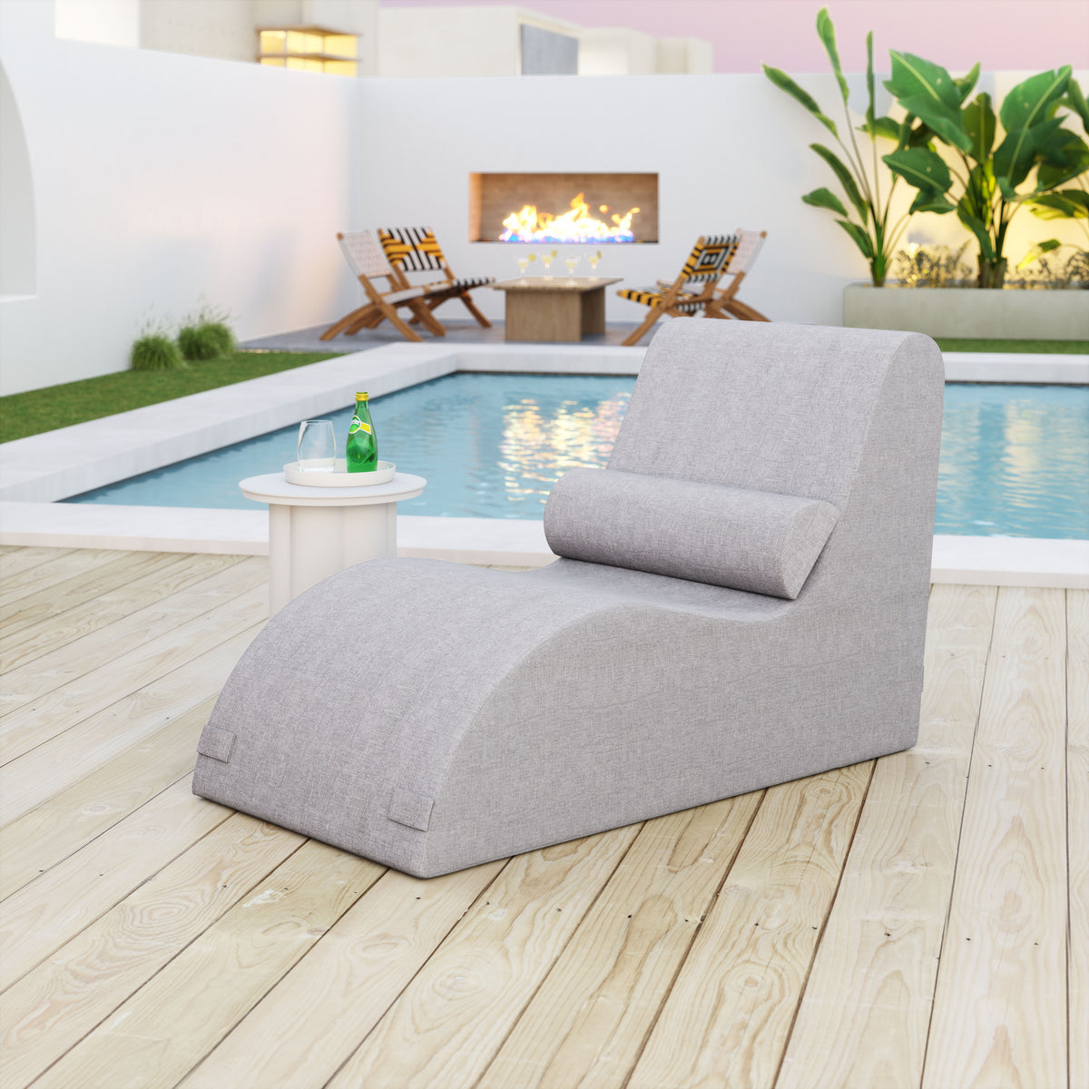 Luanda Lounge Chair Gray