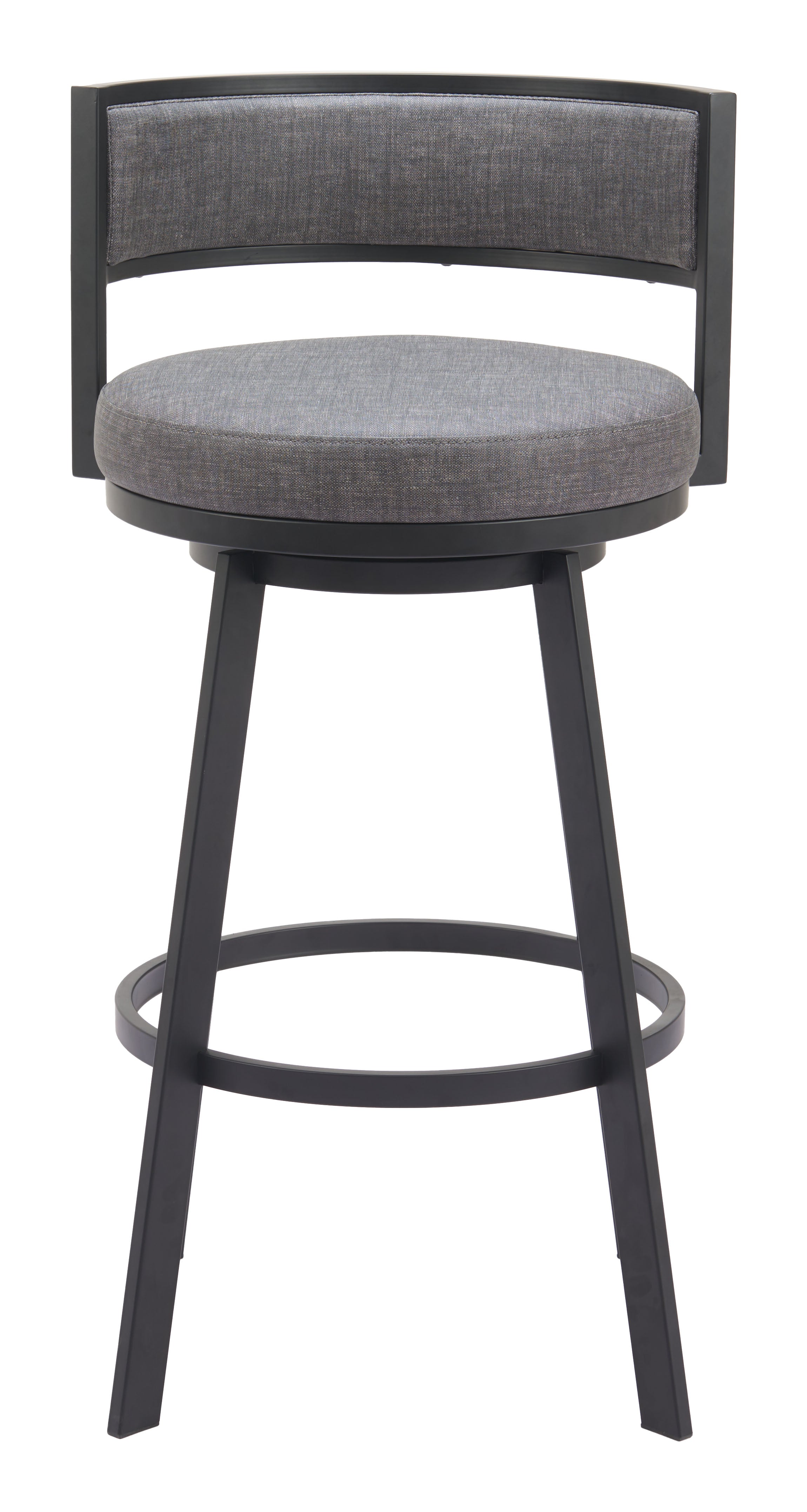 Gimsby Swivel Barstool Gray