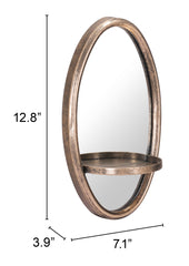 Ogee Mirror Antique Bronze