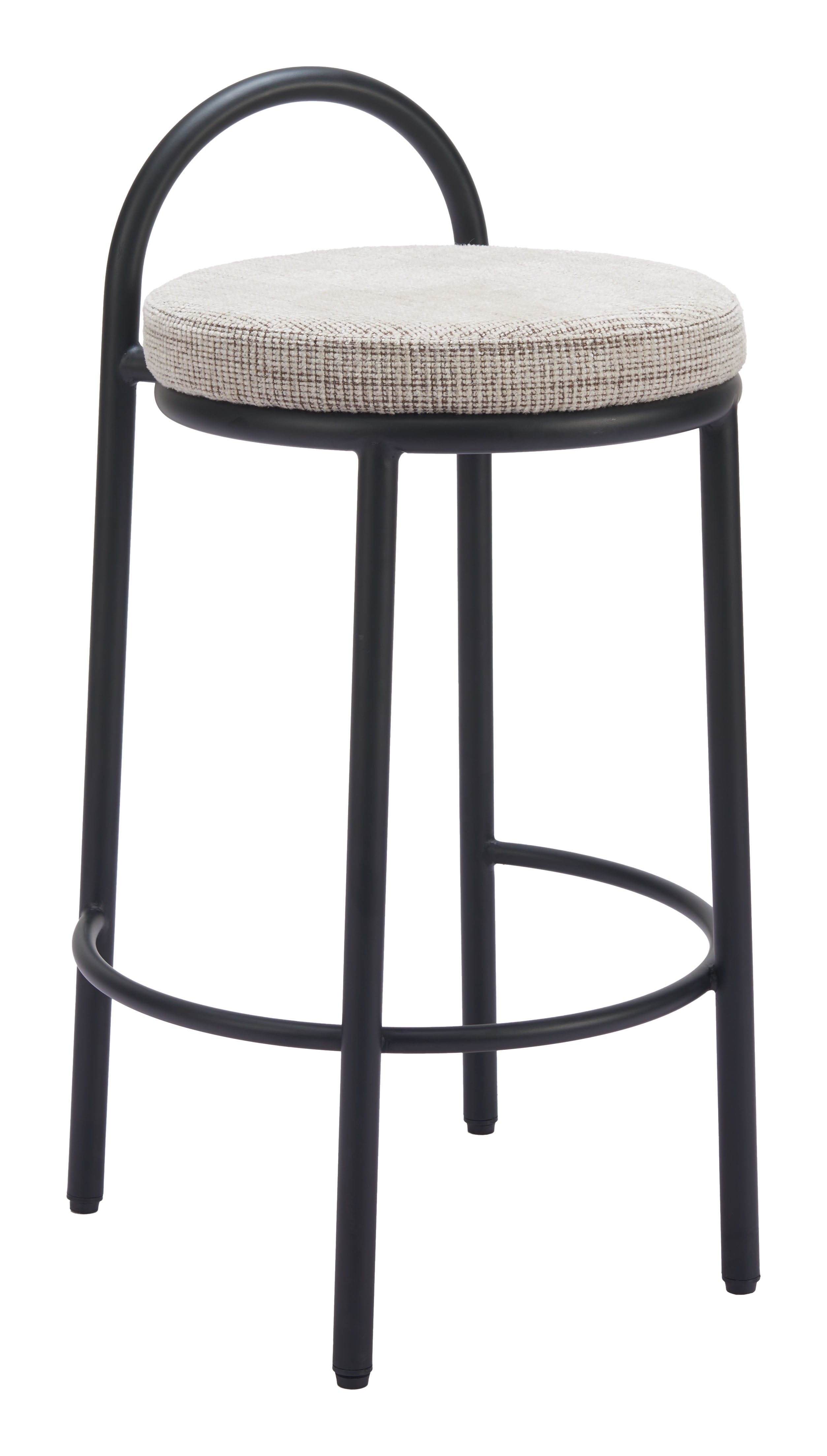 Sisal Counter Stool (Set of 2) Beige Tweed