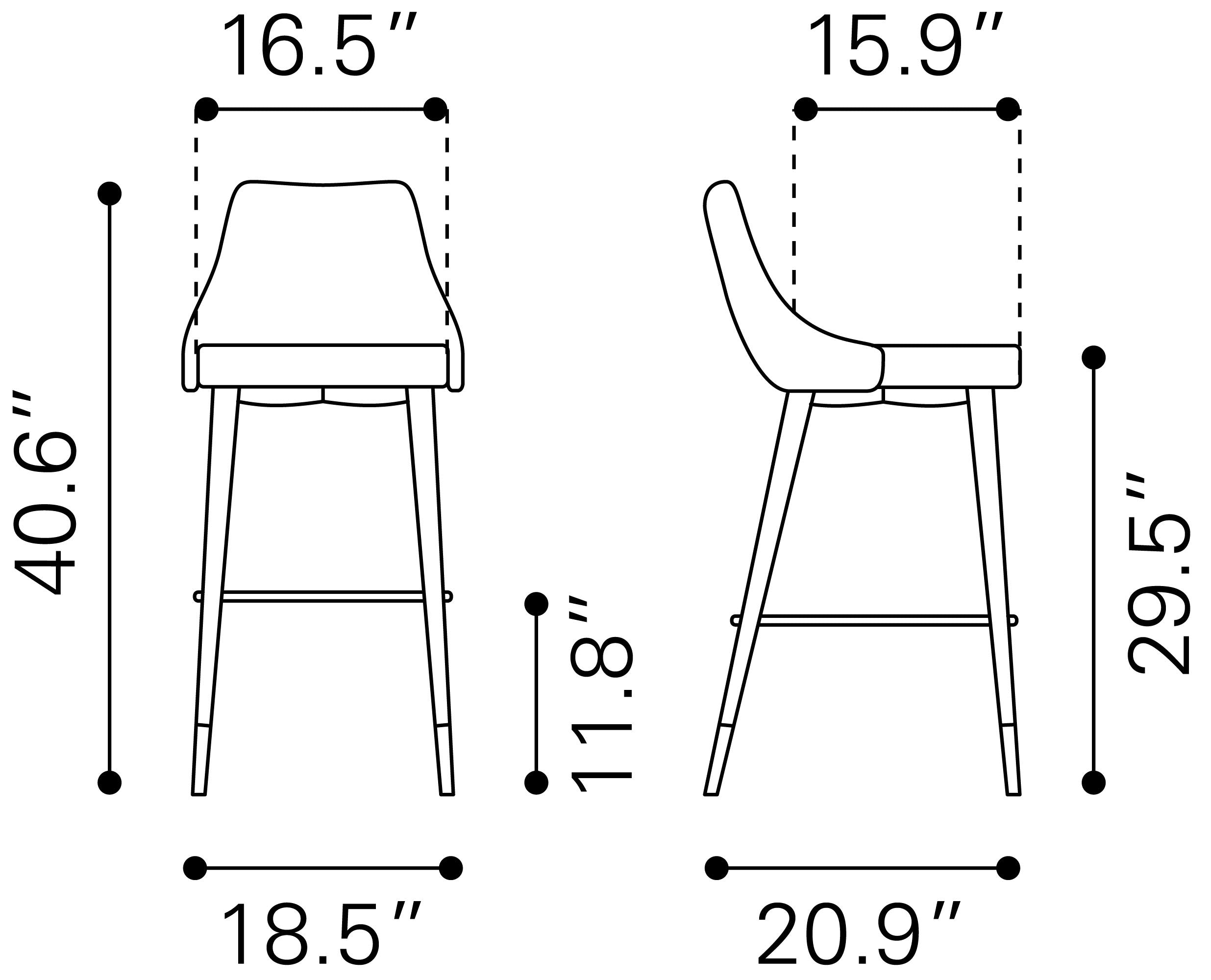 Piccolo Barstool Pink