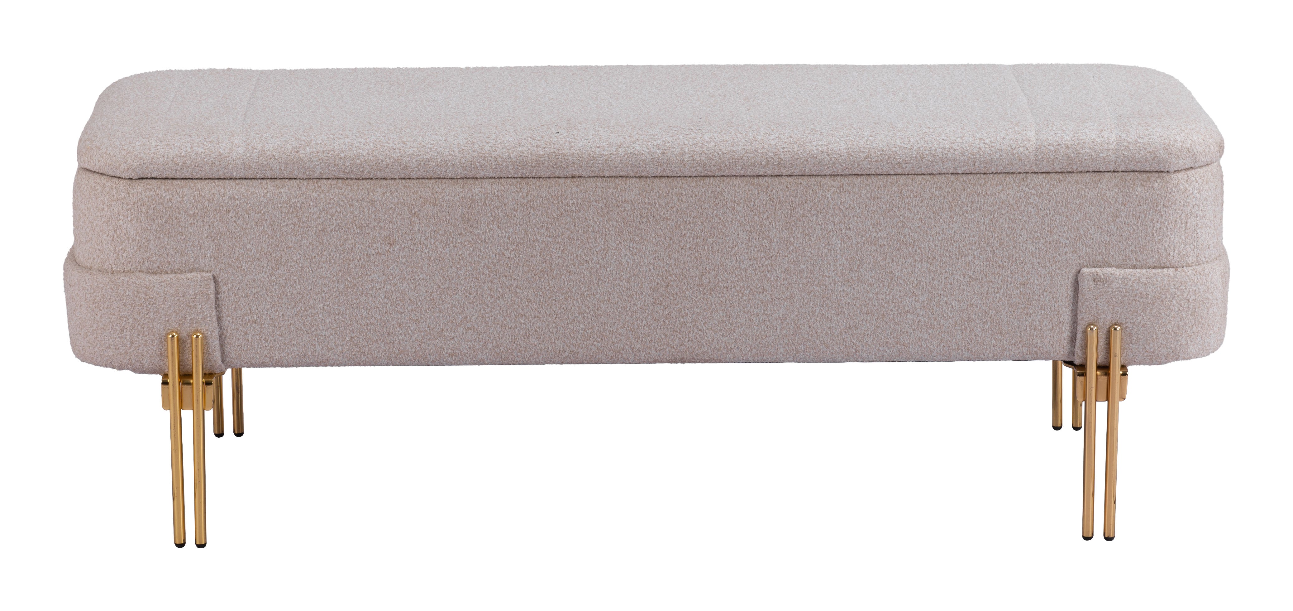 Lebreton Storage Bench Oatmeal Beige