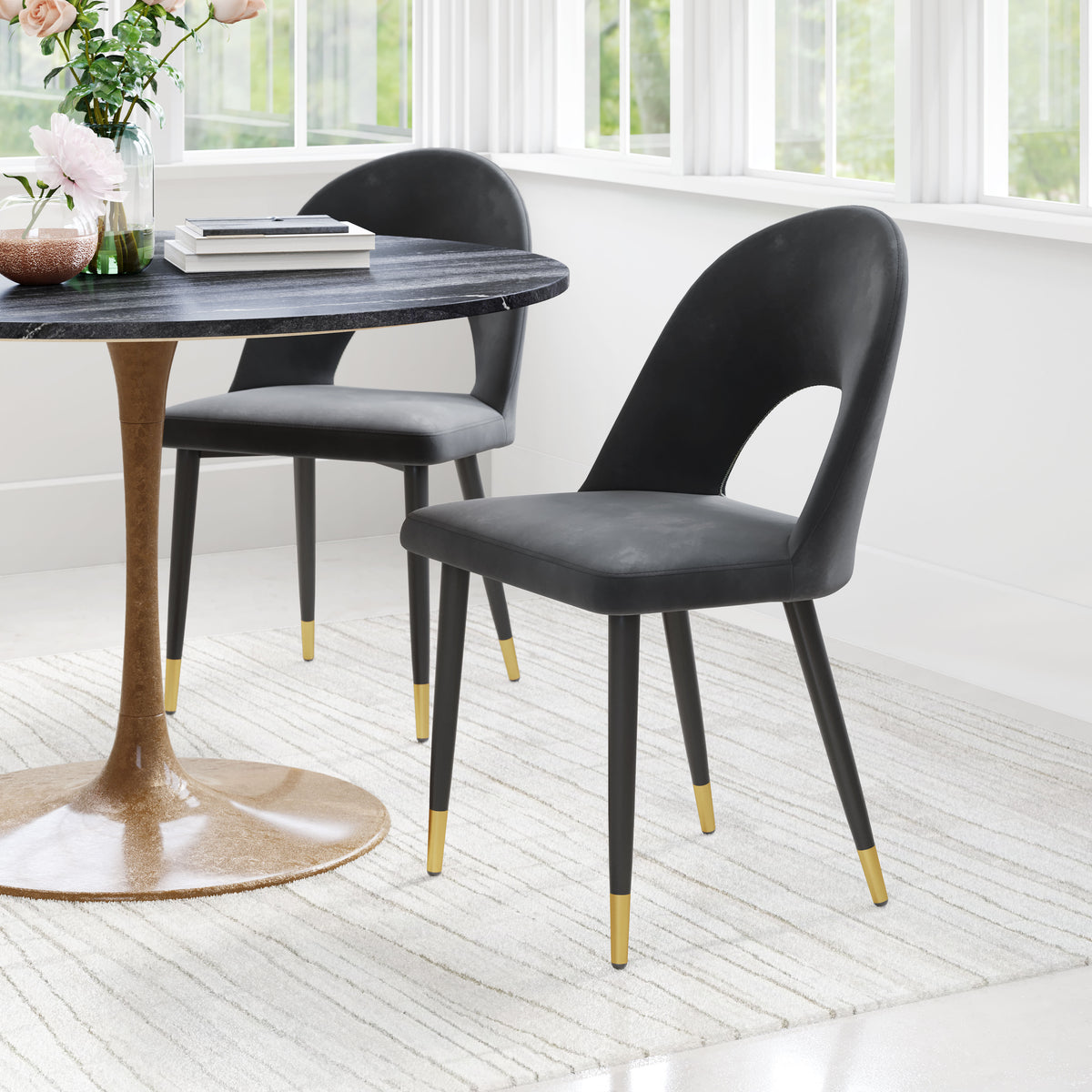 Menlo Dining Chair Black