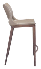 Ace Counter Stool Brown & Walnut