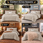 BEDDING SETS – 7-PIECE COMFORTER SET WITH SHEETS - 9