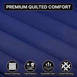 2-Person Quilted Outdoor Hammock 12FT – Double Layer with Pillow & Storage - 9