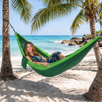 Portable Camping Hammock with Tree Straps – Lightweight Nylon Travel Hammock - 9
