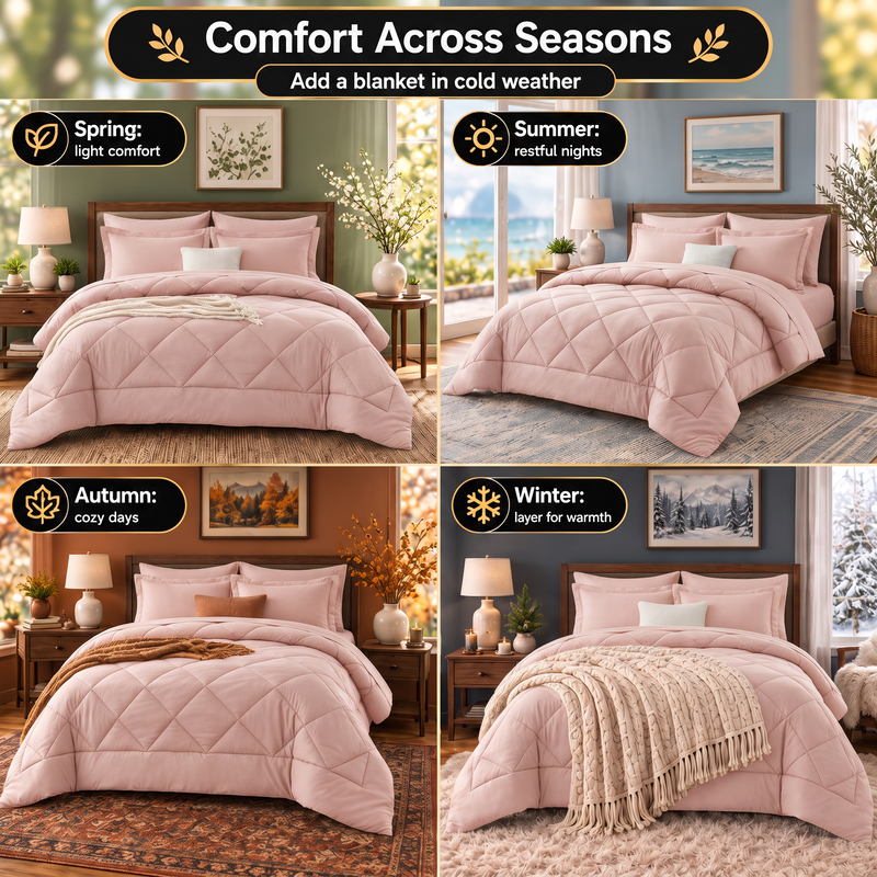 BEDDING SETS – 7-PIECE COMFORTER SET WITH SHEETS - 9