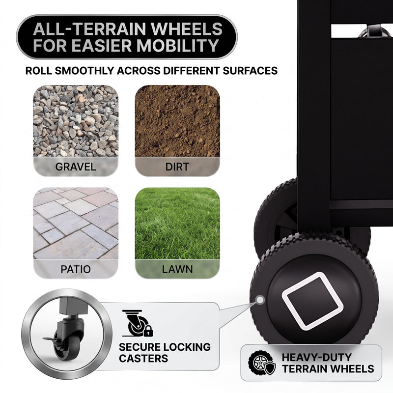 Grate for Outdoor Backyard BBQ Cooking - 9
