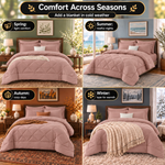 7-Piece Comforter Set with Sheets – Down Alternative Fill - 9