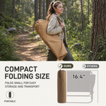 Oversized Folding Rocking Camping Chair with Padded Comfort & Portable Design - 9