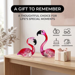 Glass Flamingo Figurine – Hand-Blown Art Glass Decor - 9