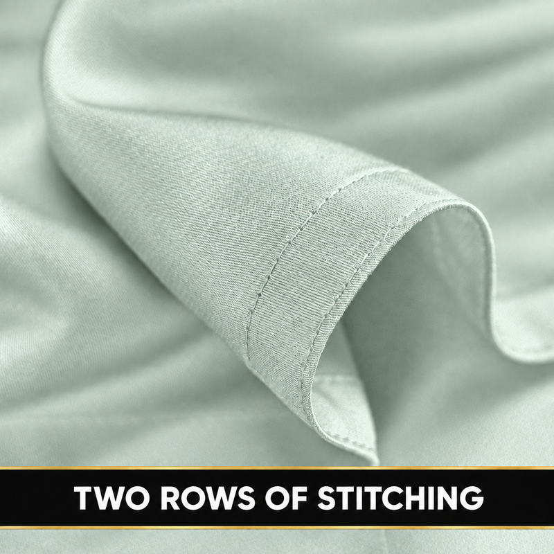 Bamboo Cooling Sheets – 300TC Viscose Sateen Sheet Set - 9