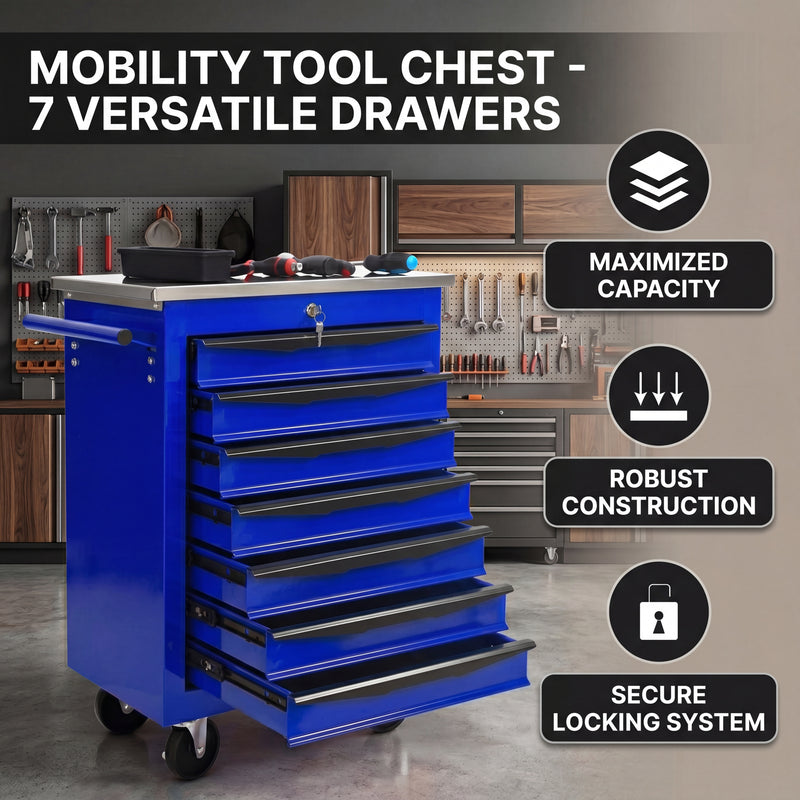 Portable Metal Tool Box Organizer – Compact & Large Options - 9