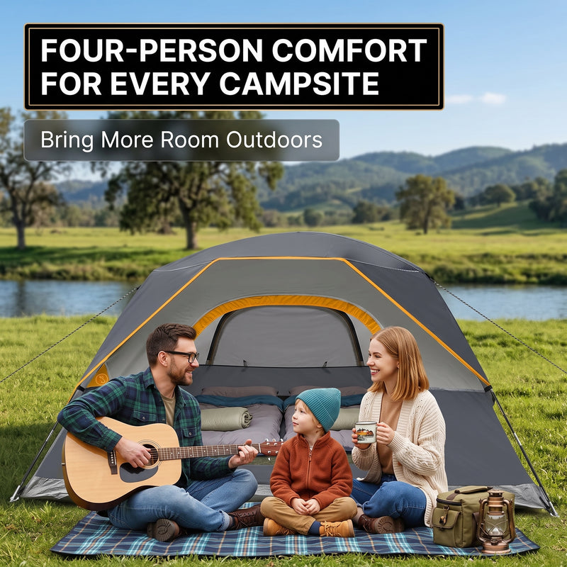 2-4 Person Dome And Cabin Camping Tents - 9
