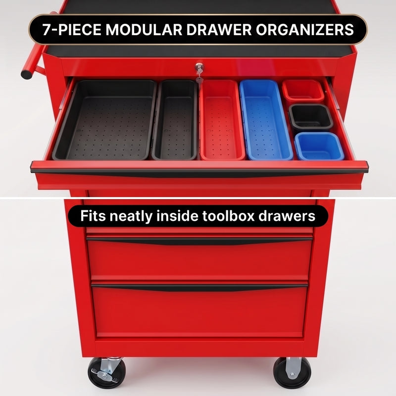 Portable Metal Tool Box Organizer – Compact & Large Options - 9