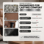 Big & Tall Office Chair with Footrest – Reclining Ergonomic Executive Chair, Wide Memory-Foam Seat, Adjustable Height - 9