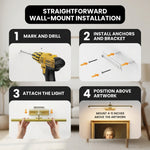 Battery Operated Picture Light for Wall - Rechargeable Cordless LED Art Light with Remote, Timer and Dimming - 9