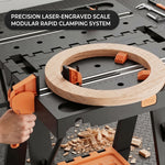 Portable Workbench & Folding Sawhorse – 2-in-1 Work Table - 9